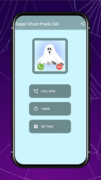 Prank Ghost fake Call - عکس برنامه موبایلی اندروید