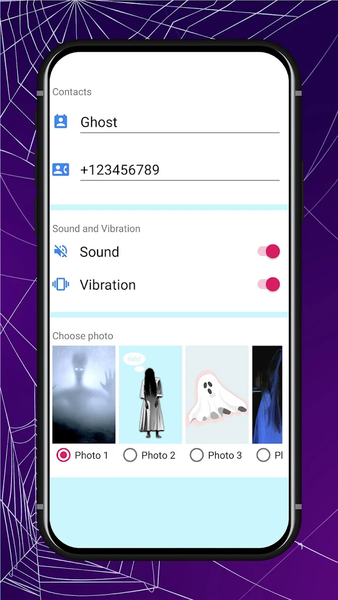 Prank Ghost fake Call - Image screenshot of android app