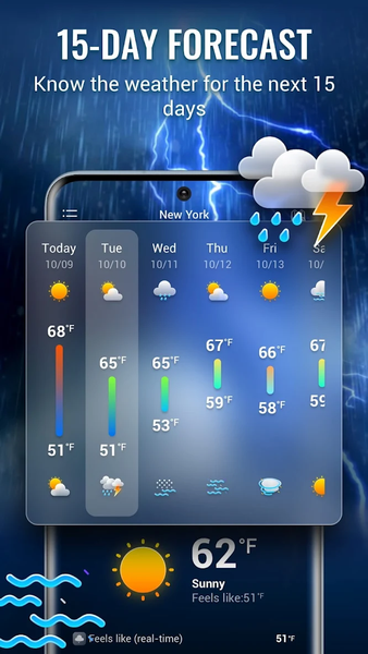 WeatherPal - Live Forecast - عکس برنامه موبایلی اندروید