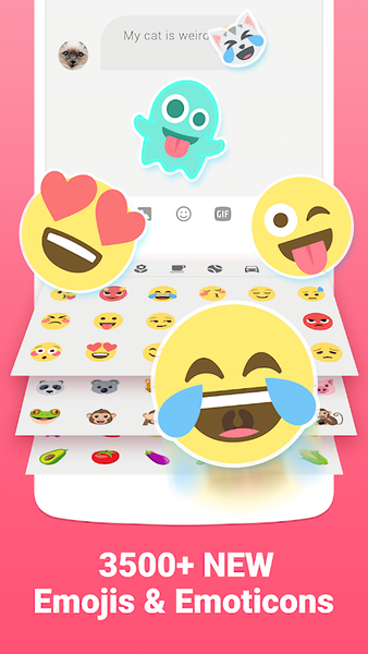 Emoji Keyboard Pro-Emoji - عکس برنامه موبایلی اندروید