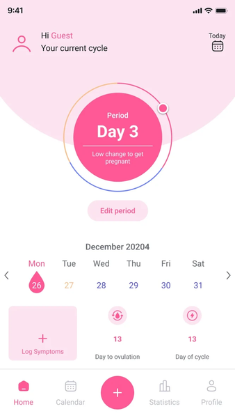 MyCycle: Period tracker - عکس برنامه موبایلی اندروید