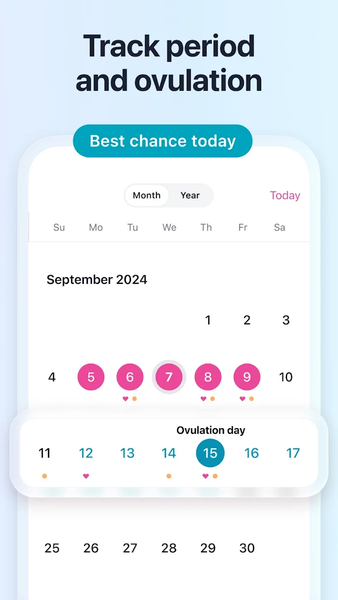 Pregmate Ovulation Tracker - عکس برنامه موبایلی اندروید