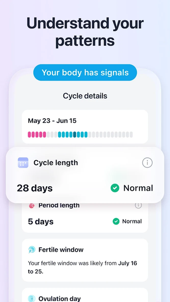 Pregmate Ovulation Tracker - عکس برنامه موبایلی اندروید