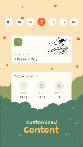 Pregnancy App - Period Tracker - عکس برنامه موبایلی اندروید