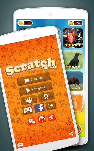 Scratch Game: Animals Quiz - Gameplay image of android game
