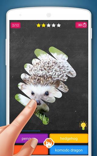 Scratch Game: Animals Quiz - Gameplay image of android game