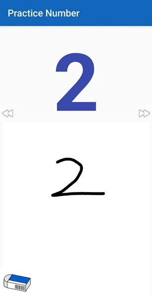 123 numbers tracing writing - Image screenshot of android app