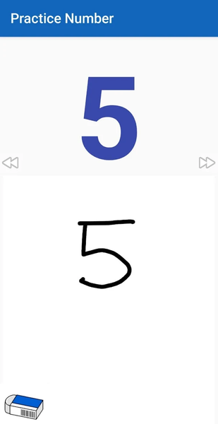123 numbers tracing writing - Image screenshot of android app