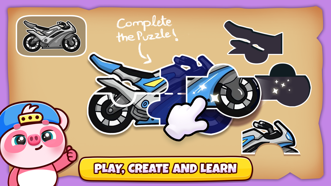 Kids Puzzle Games- Kids Jigsaw - Gameplay image of android game