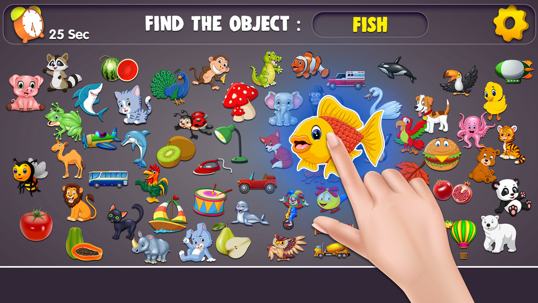 Hidden Objects for Preschool K - عکس بازی موبایلی اندروید