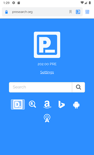 Presearch Privacy Browser - عکس برنامه موبایلی اندروید