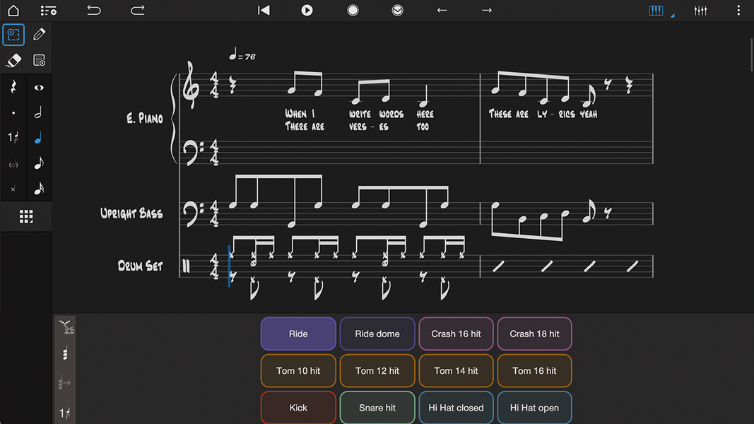 Fender Notion: Music and Tab - Image screenshot of android app