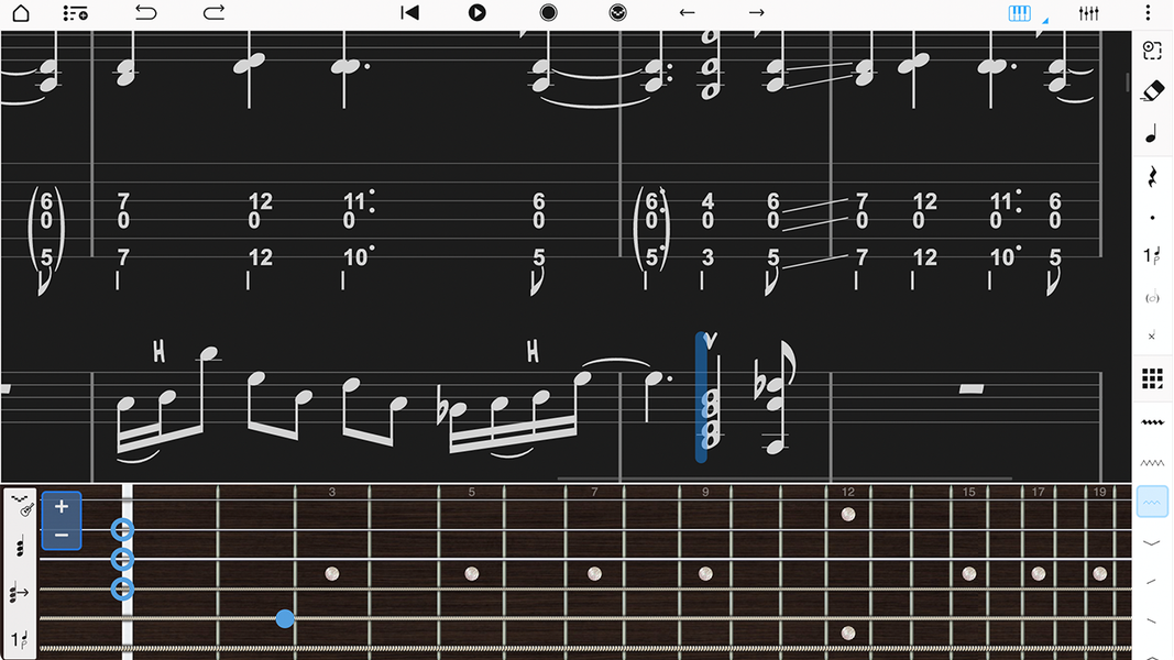 Fender Notion: Music and Tab - Image screenshot of android app