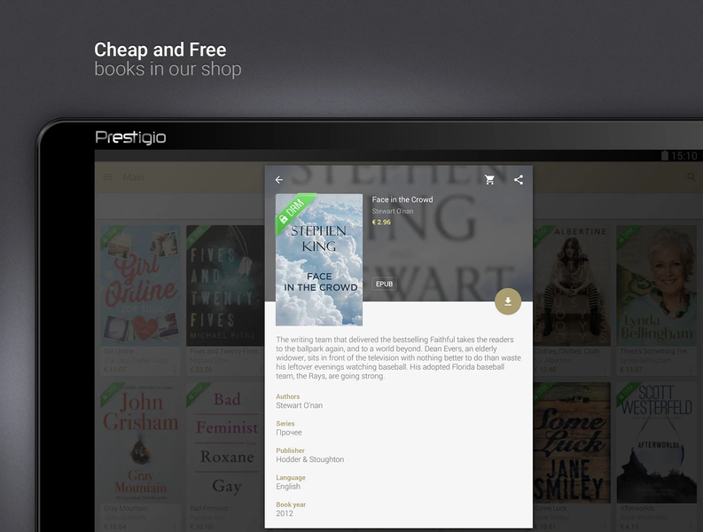 eReader Prestigio: Book Reader - عکس برنامه موبایلی اندروید