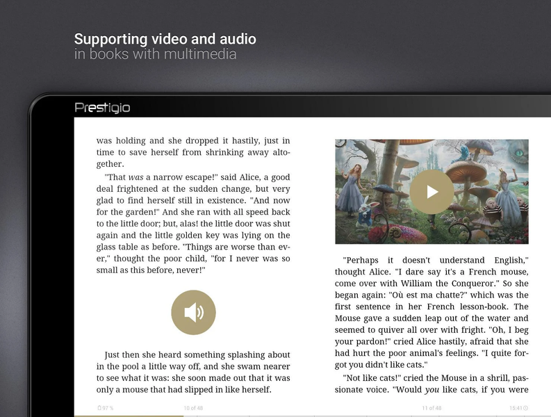 eReader Prestigio: Book Reader - عکس برنامه موبایلی اندروید