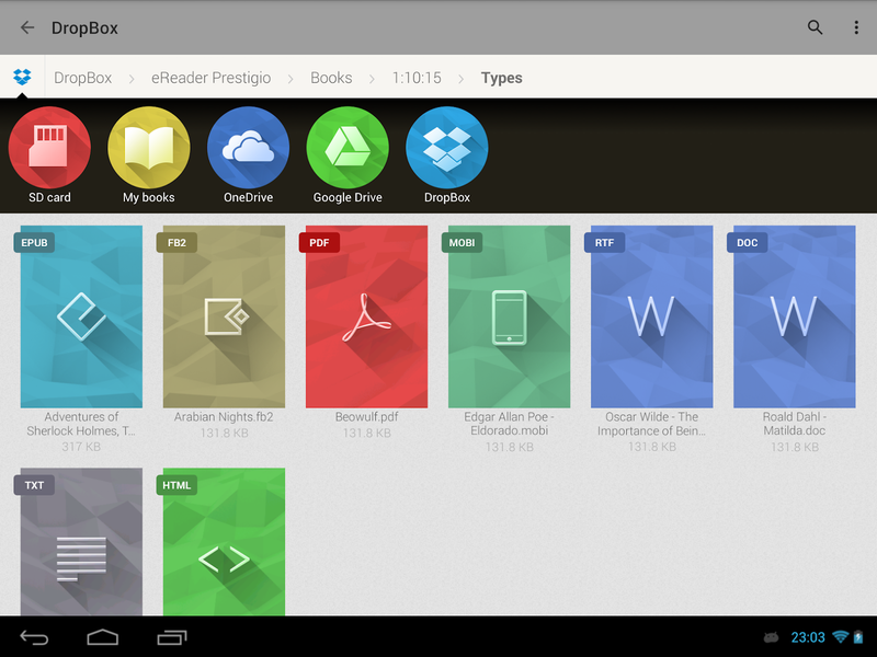 eReader Prestigio: Book Reader - عکس برنامه موبایلی اندروید