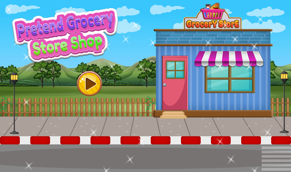 Pretend Grocery Store Shop - Gameplay image of android game