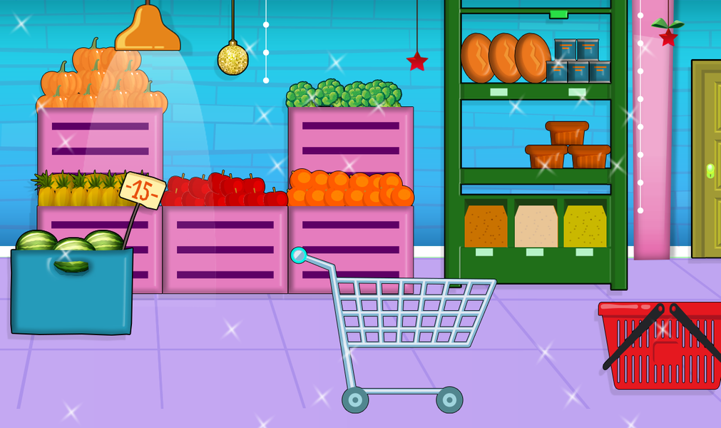 Pretend Grocery Store Shop - Gameplay image of android game