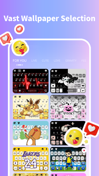 Pretty Keyboard:Theme - Image screenshot of android app