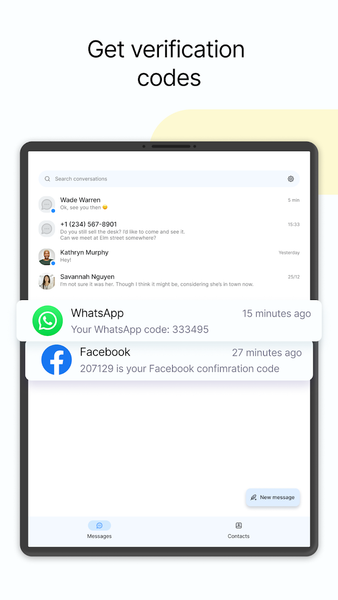 Text Us ™ Texting For Me Now - Image screenshot of android app