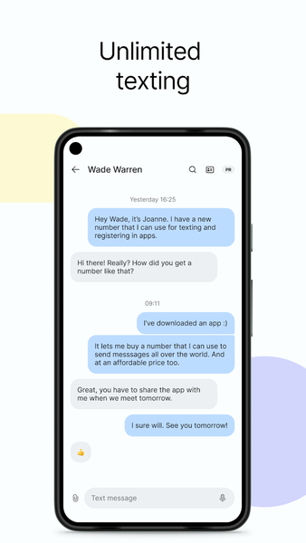 Text Us ™ Texting For Me Now - Image screenshot of android app