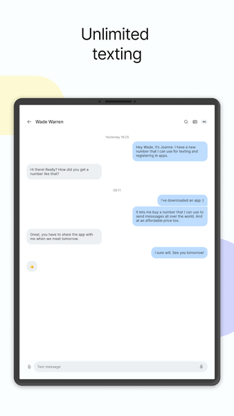 Text Us ™ Texting For Me Now - Image screenshot of android app