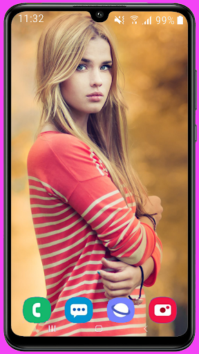 Pretty Girl HD Wallpaper - Image screenshot of android app