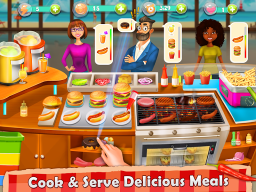 Cooking Island Cooking games - Gameplay image of android game
