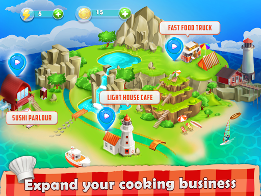 Cooking Island Cooking games - Gameplay image of android game