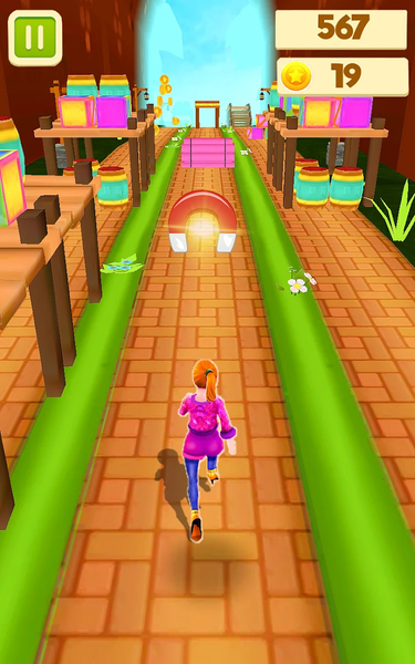 Princess Island Running Games - Gameplay image of android game