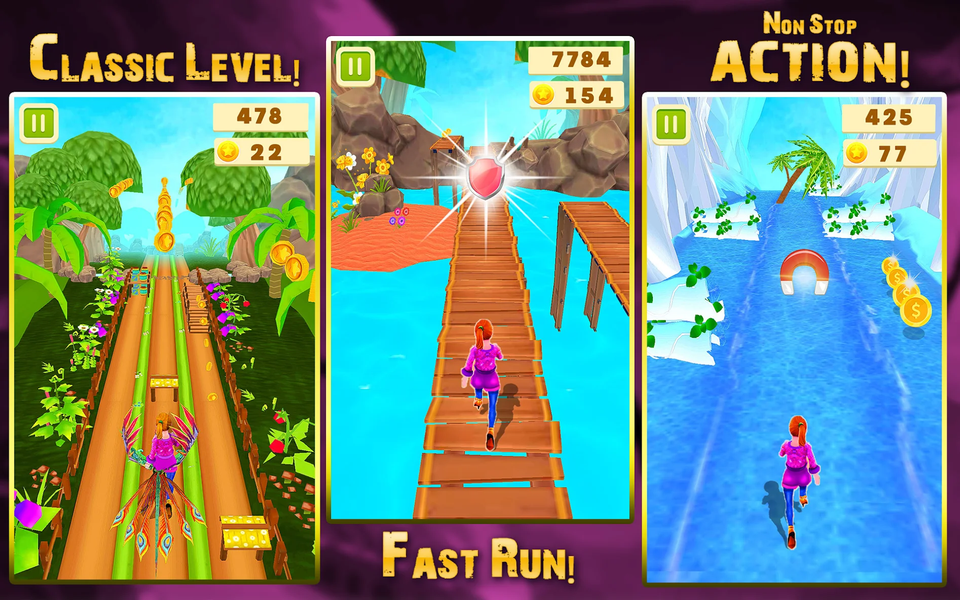 Princess Island Running Games - عکس بازی موبایلی اندروید