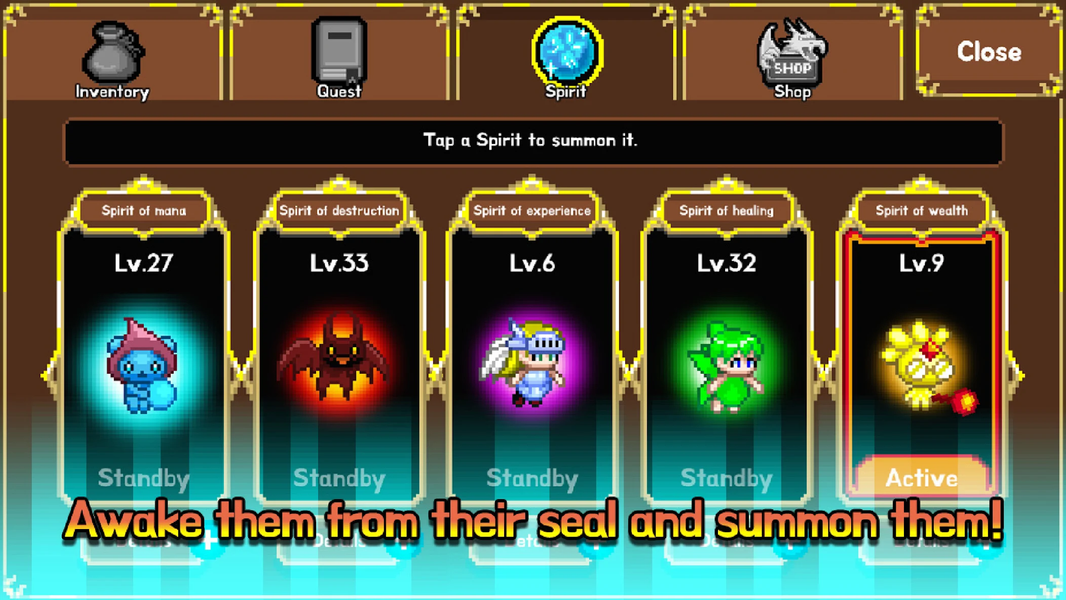 Tap Knight : Dragon's Attack - عکس بازی موبایلی اندروید