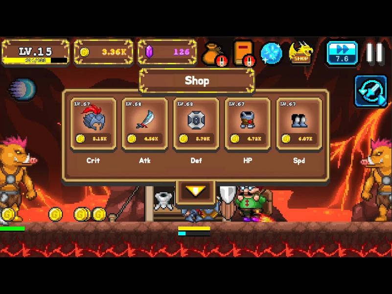 Tap Knight : Dragon's Attack - عکس بازی موبایلی اندروید