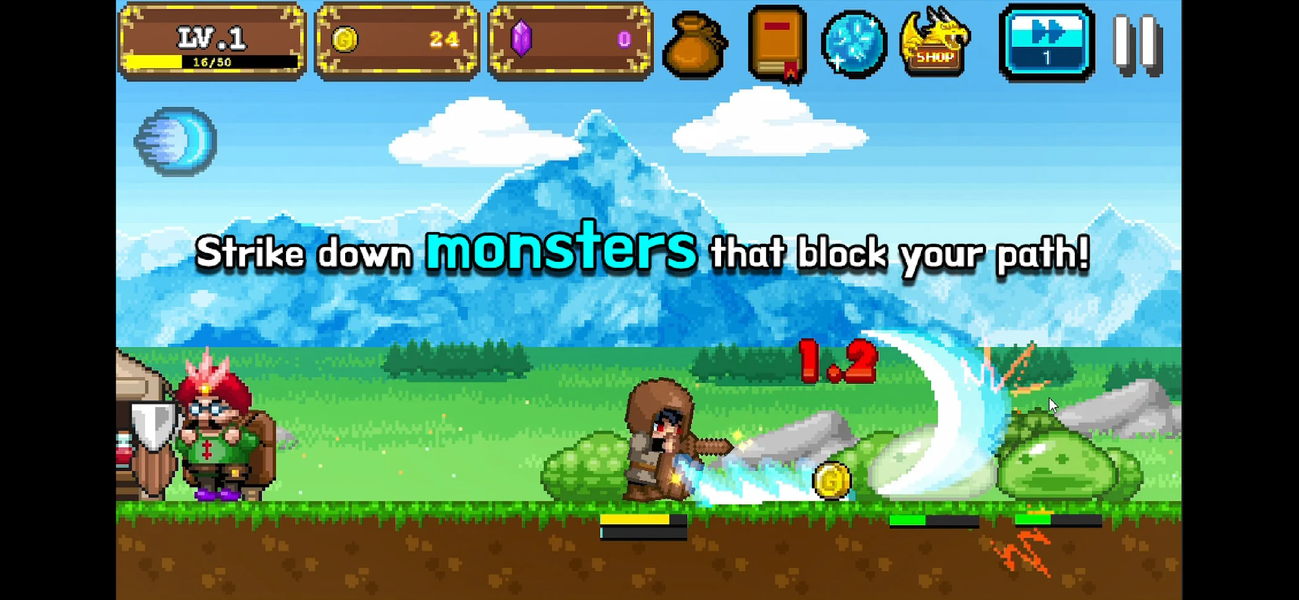 Tap Knight : Dragon's Attack - عکس بازی موبایلی اندروید