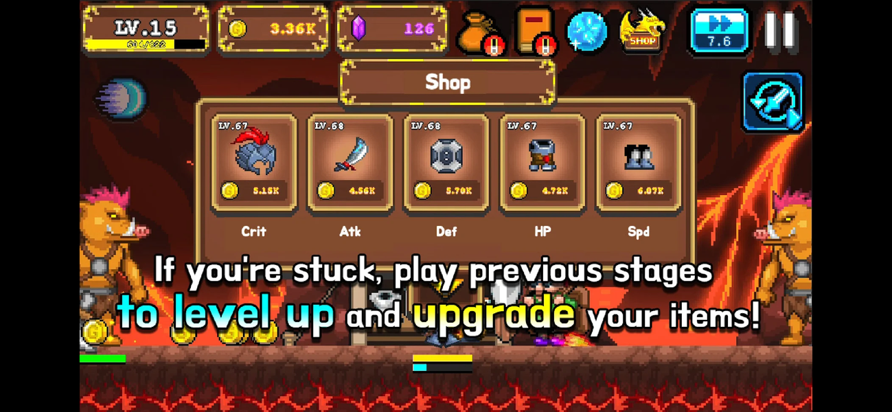 Tap Knight : Dragon's Attack - عکس بازی موبایلی اندروید