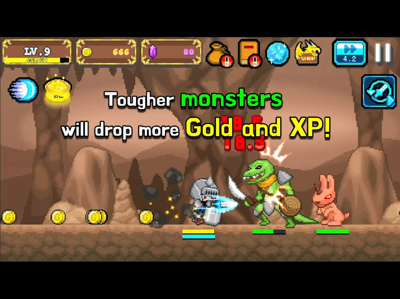 Tap Knight : Dragon's Attack - عکس بازی موبایلی اندروید