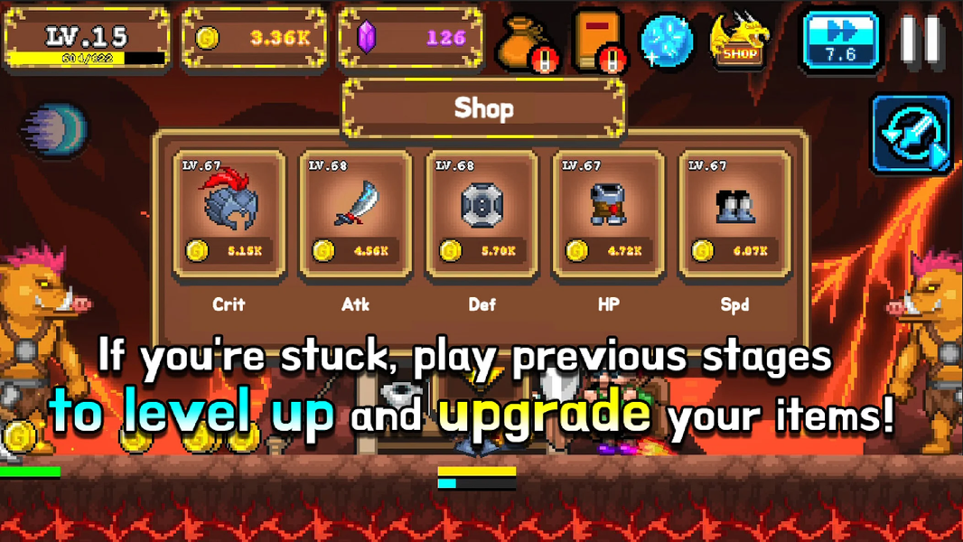 Tap Knight : Dragon's Attack - عکس بازی موبایلی اندروید