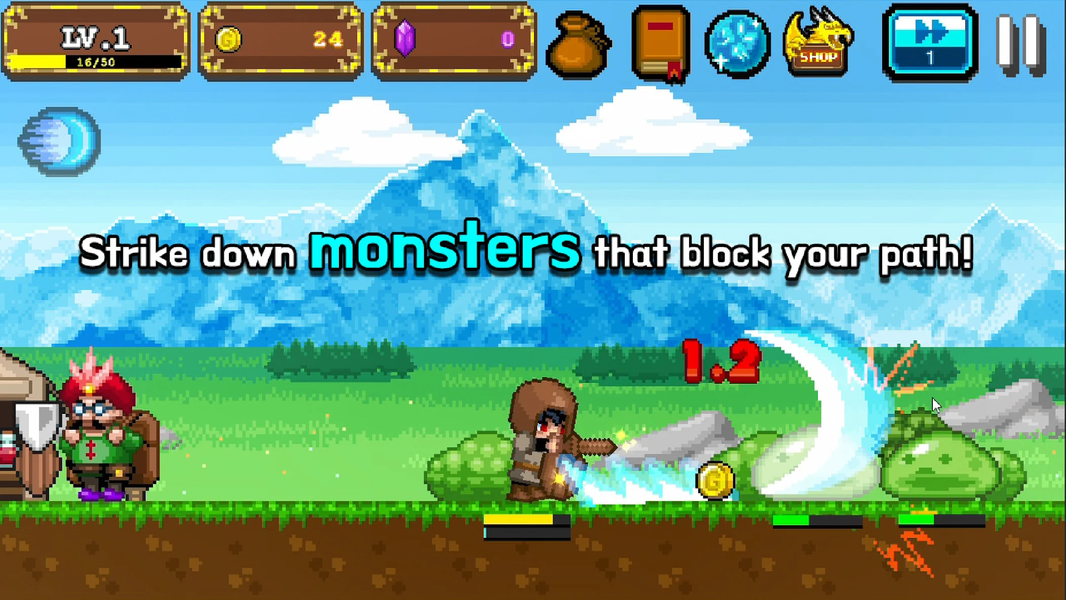 Tap Knight : Dragon's Attack - عکس بازی موبایلی اندروید