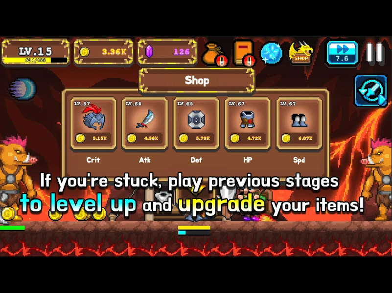 Tap Knight : Dragon's Attack - عکس بازی موبایلی اندروید