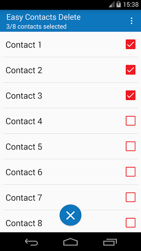 Easy Contacts Delete - Image screenshot of android app