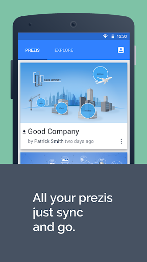 Prezi Viewer - عکس برنامه موبایلی اندروید