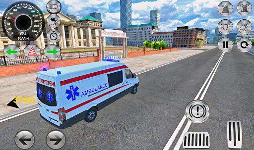 American 911 Ambulance Car Game: Ambulance Games - Image screenshot of android app