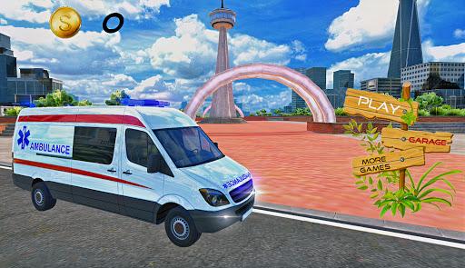 American 911 Ambulance Car Game: Ambulance Games - Image screenshot of android app