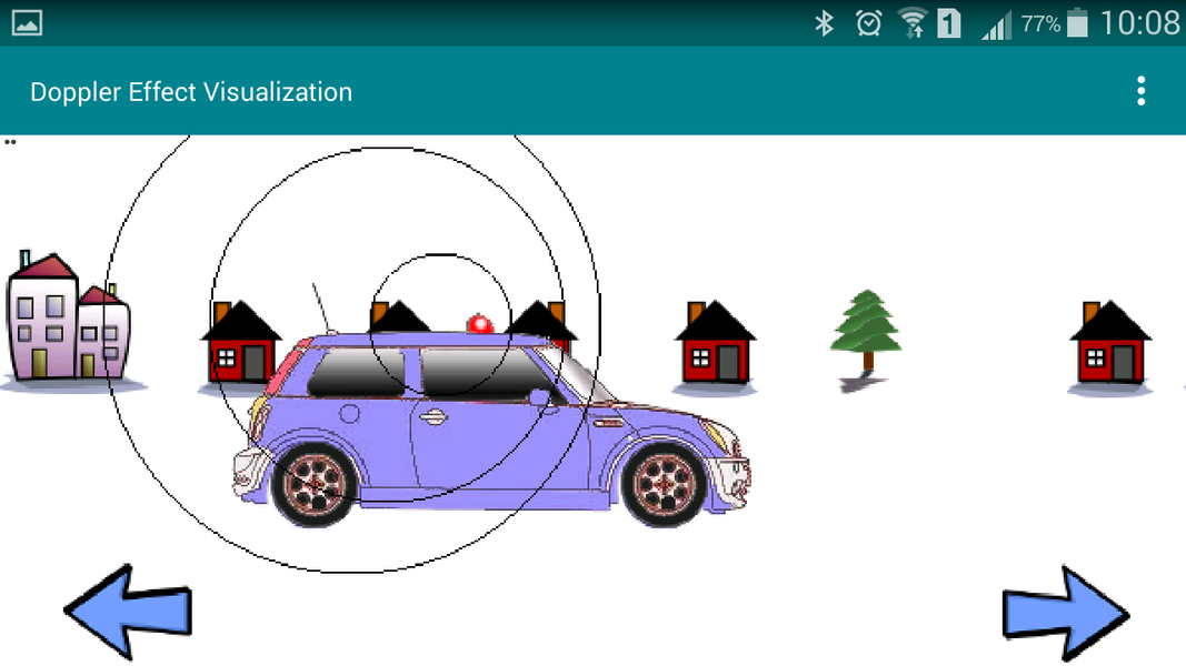 Doppler Effect Visualization - عکس برنامه موبایلی اندروید