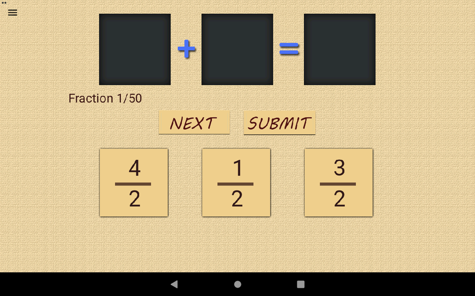 Fraction Fraction - Gameplay image of android game
