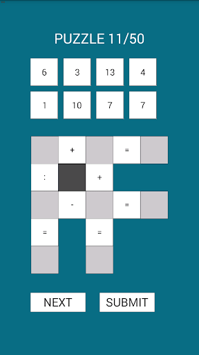 Math Cross Puzzle - Image screenshot of android app