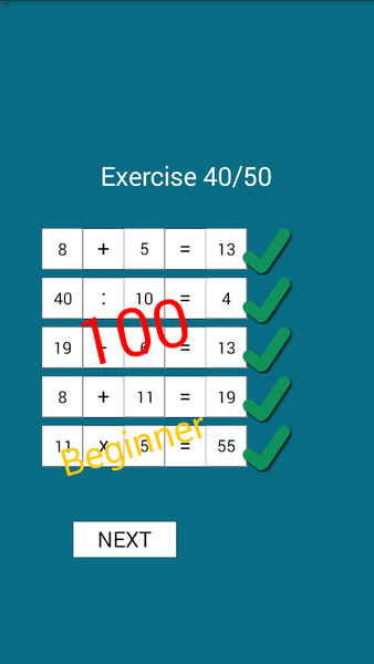 Math Operation Test - عکس بازی موبایلی اندروید