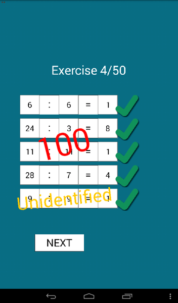 Math Operation Test - عکس بازی موبایلی اندروید
