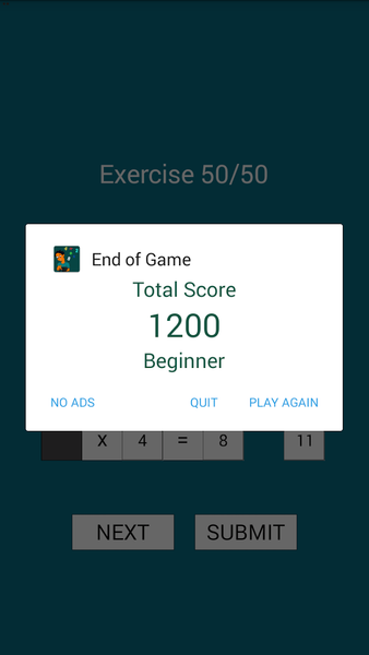 Math Operation Test - عکس بازی موبایلی اندروید