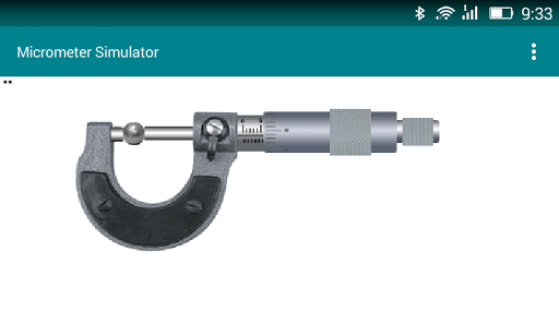 Micrometer Simulator - Image screenshot of android app